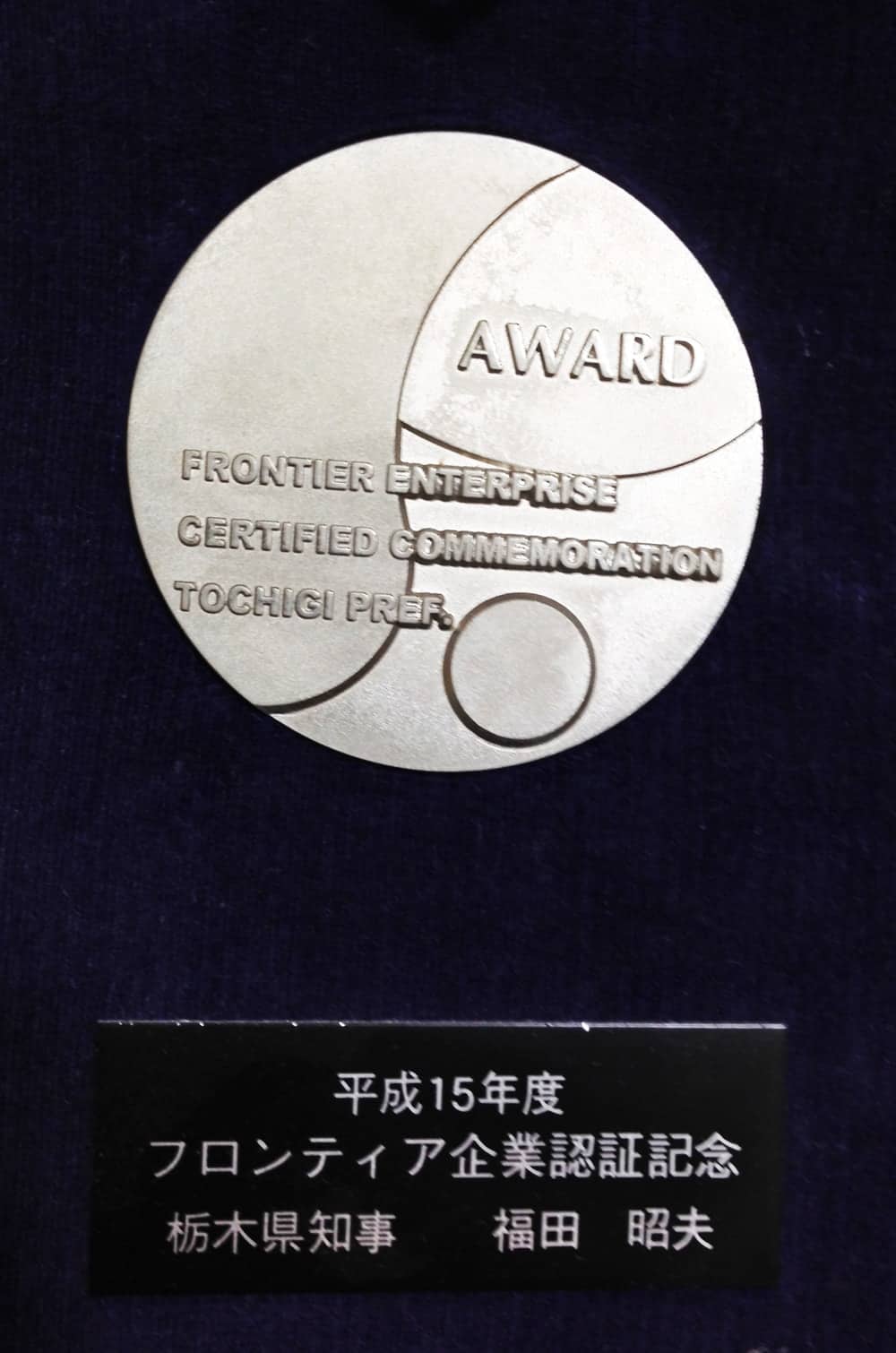 Photocatalyst M-Clean Certification Medal